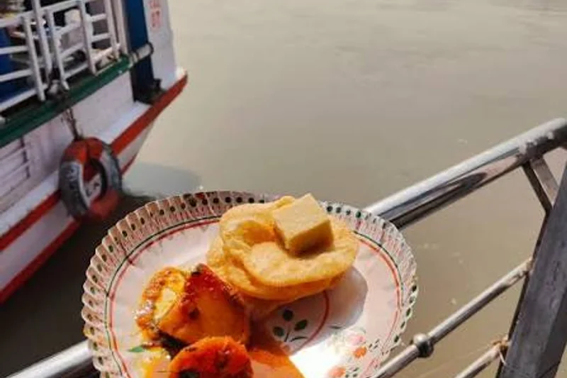 Cha, Luchi and Alu Kosha Breakfast